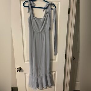Show Me Your MuMu Light Gray Textured Dress